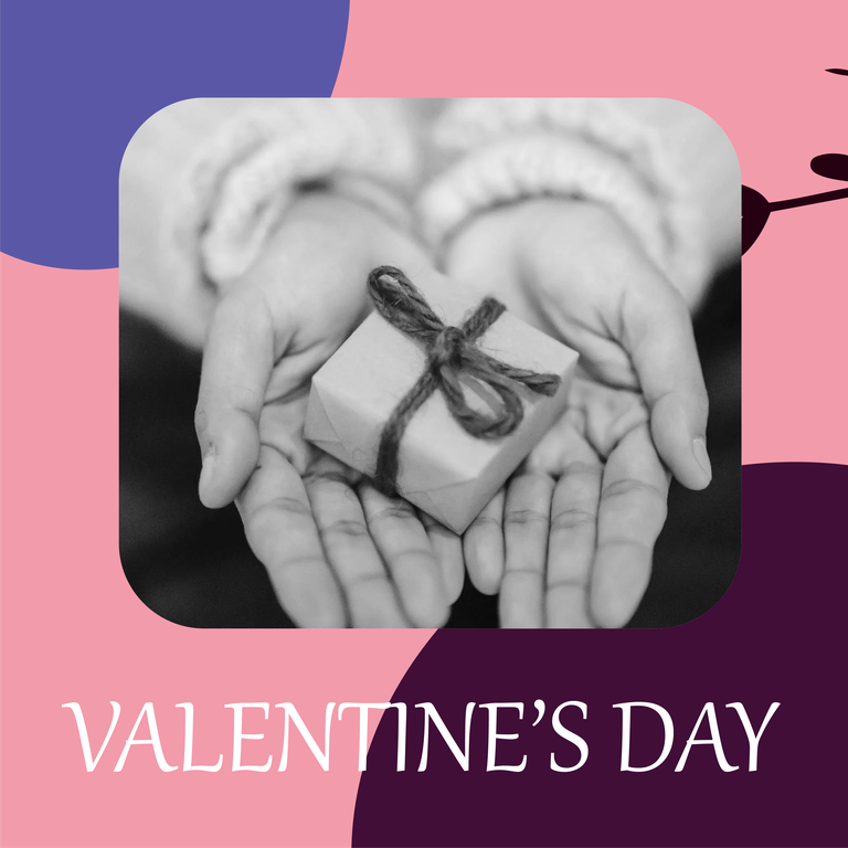 happy valentine's day promotional offer with special discounts and cheerful colors