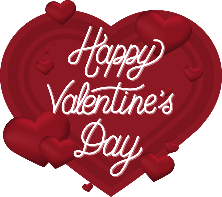 romantic valentine s day design concept with hearts and elegant typography for decoration