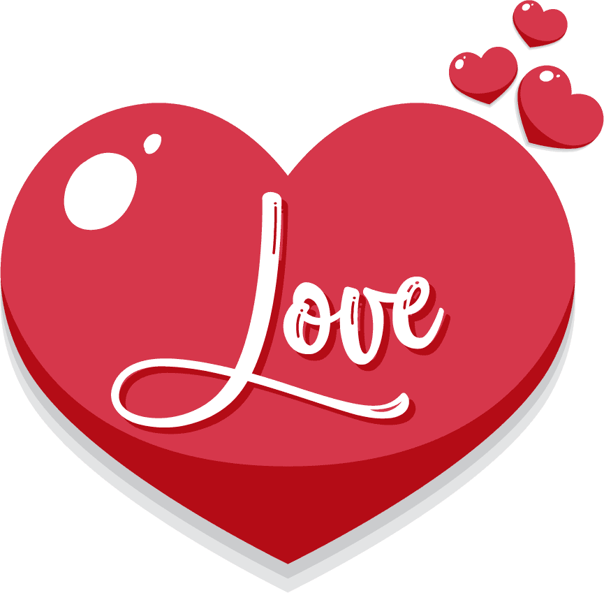 valentine theme with many hearts