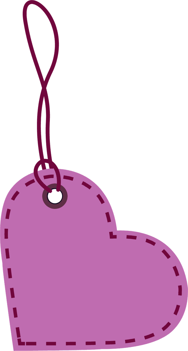valentines day sales tags with heart shape for unique gift presentations