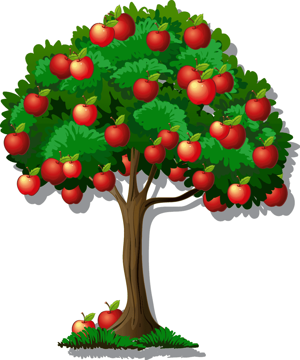 variety apple trees transparent background for gardening enthusiasts and nature lovers