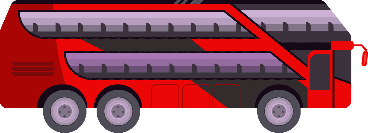 various land vehicles travel car featuring a modern double-decker bus design for city journeys