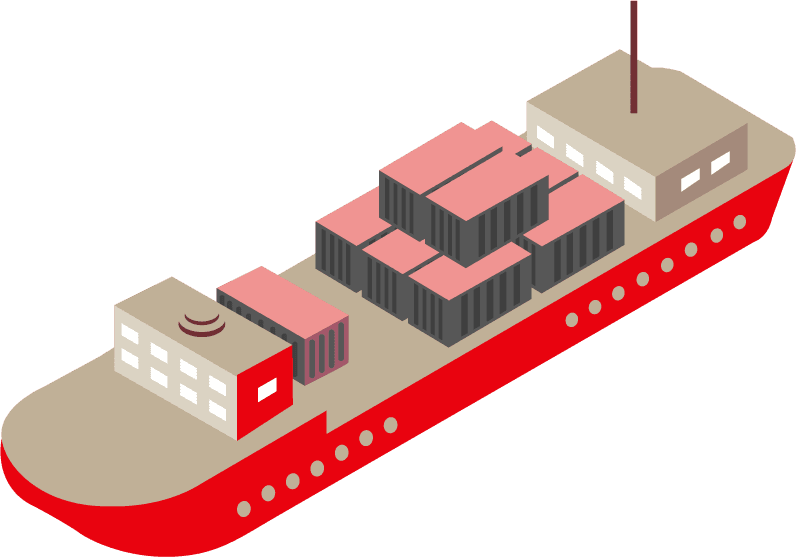 various ships sketch vector showcasing cargo vessels for maritime and shipping themes