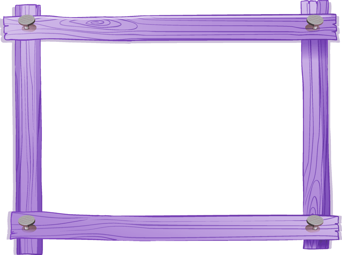 various type sign banner with rustic purple frame for announcements and promotions