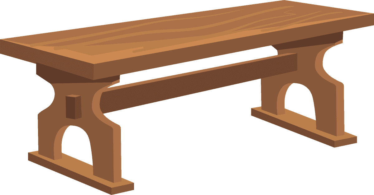 various wooden garden city benches flat