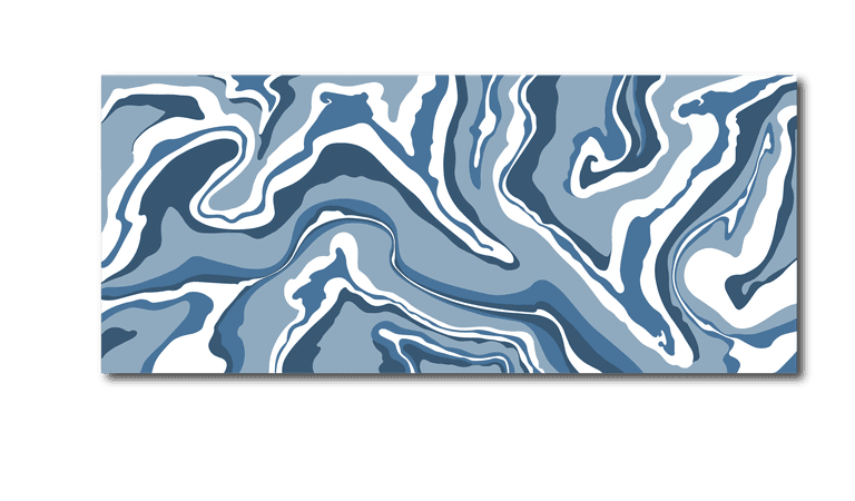 background freehand paint stains blue white art