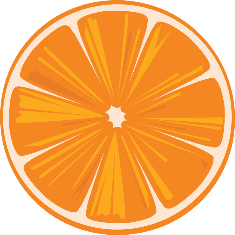 citrus fruits set