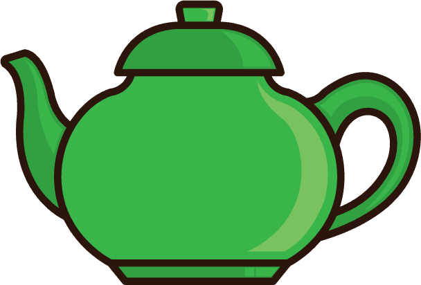 collection of teapot with various forms of icons