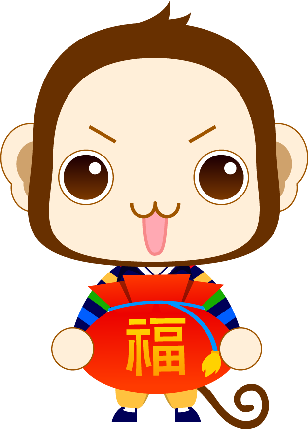 cute cartoon monkey character