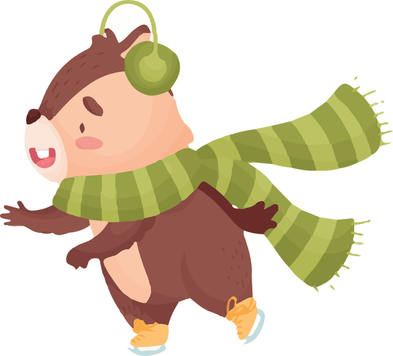 fluffy chipmunk carrying gift box figure