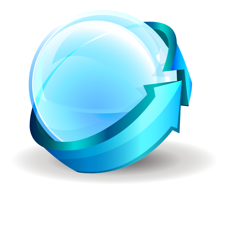 glass icon with arrow around for seamless navigation and user engagement in apps