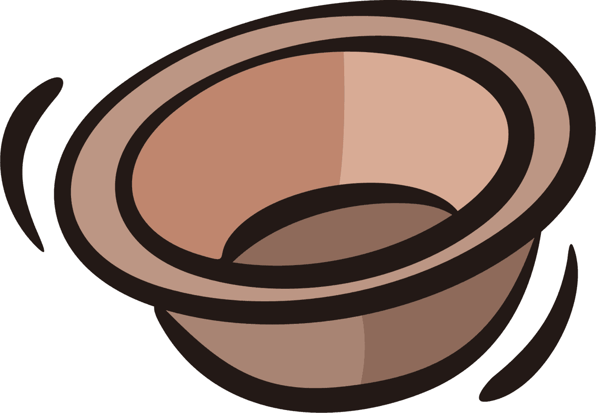hand painted food amp beverage bowl illustration for restaurant menus and culinary projects