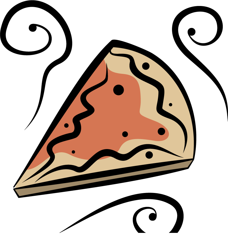 hand painted food amp beverage slice of pizza for restaurant menus and decor