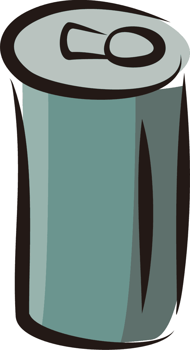 hand painted food amp beverage can illustration with unique rustic charm and style