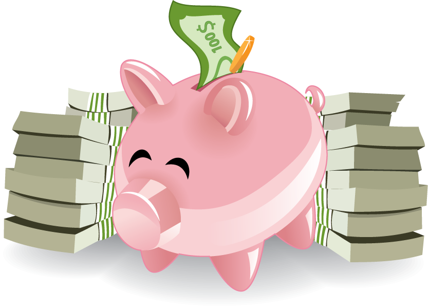 fun piggy bank icon mix pack for savings and budgeting applications