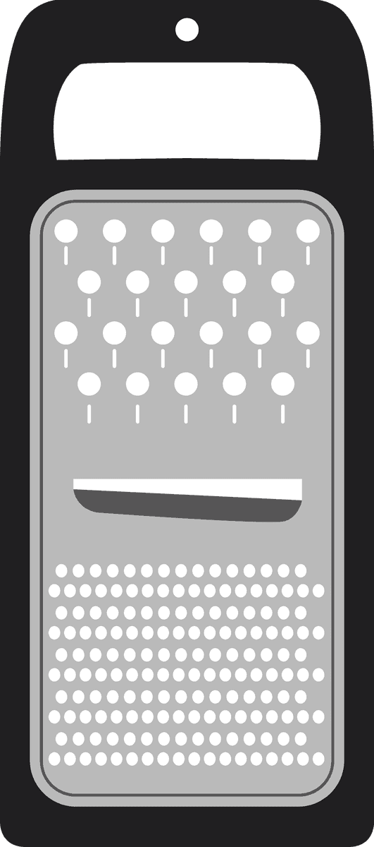 illustration cookware for kitchen featuring a modern grater with multifunctional surfaces