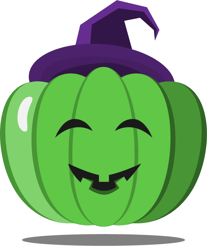 illustration happy halloween trick or treat