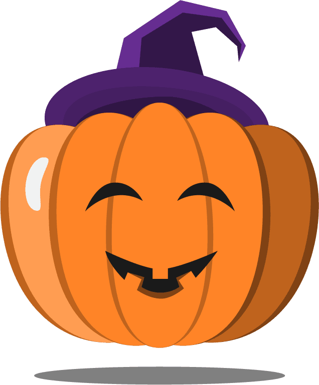 illustration happy halloween trick or treat