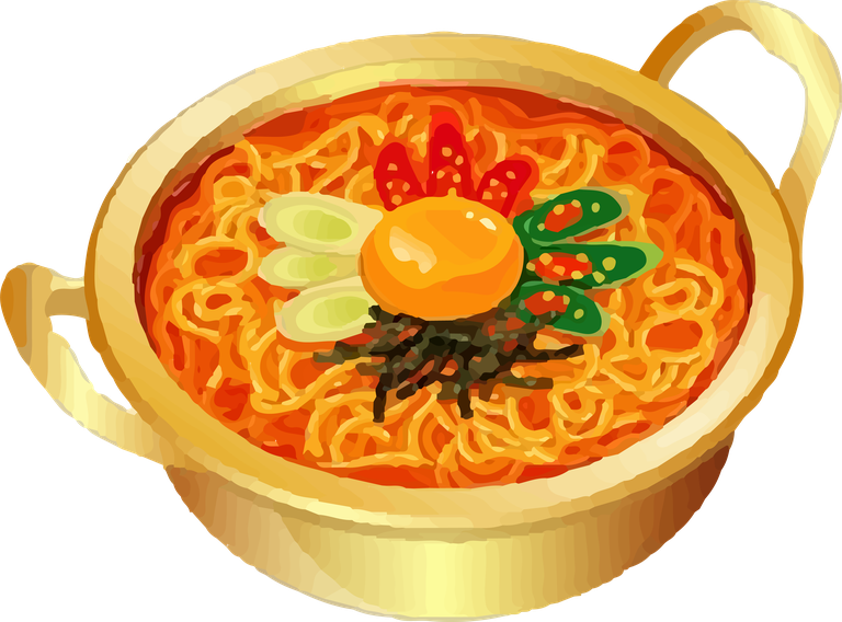 korean food set menu isolated on