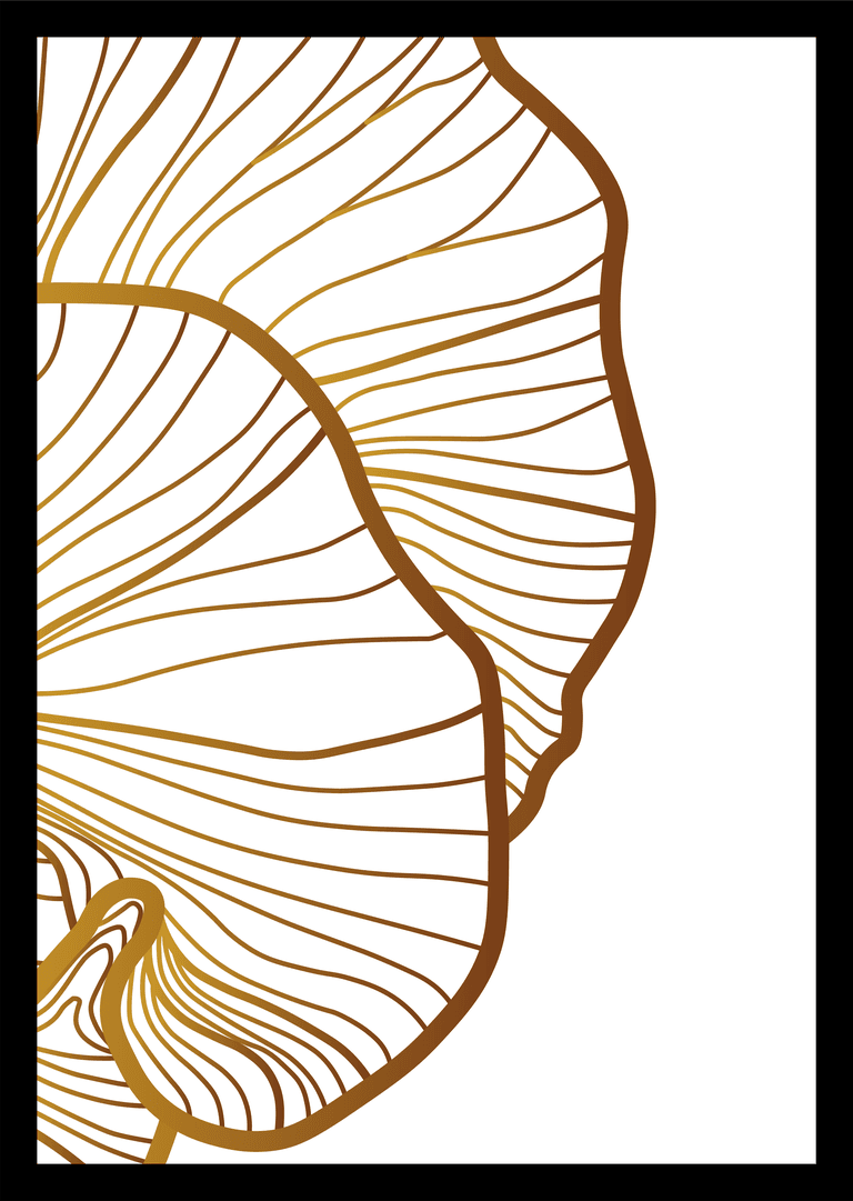luxury cover design template lotus line arts hand draw gold lotus flower and leaves design for