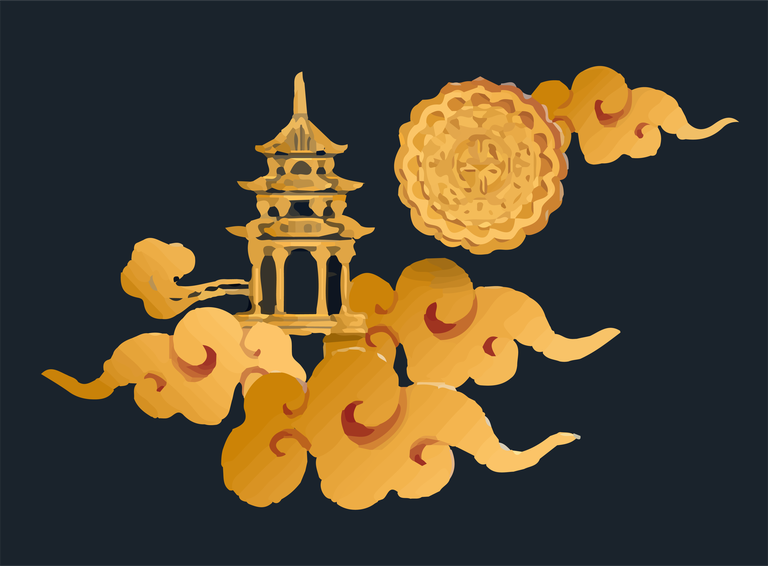 mid autumn festival paper cut art