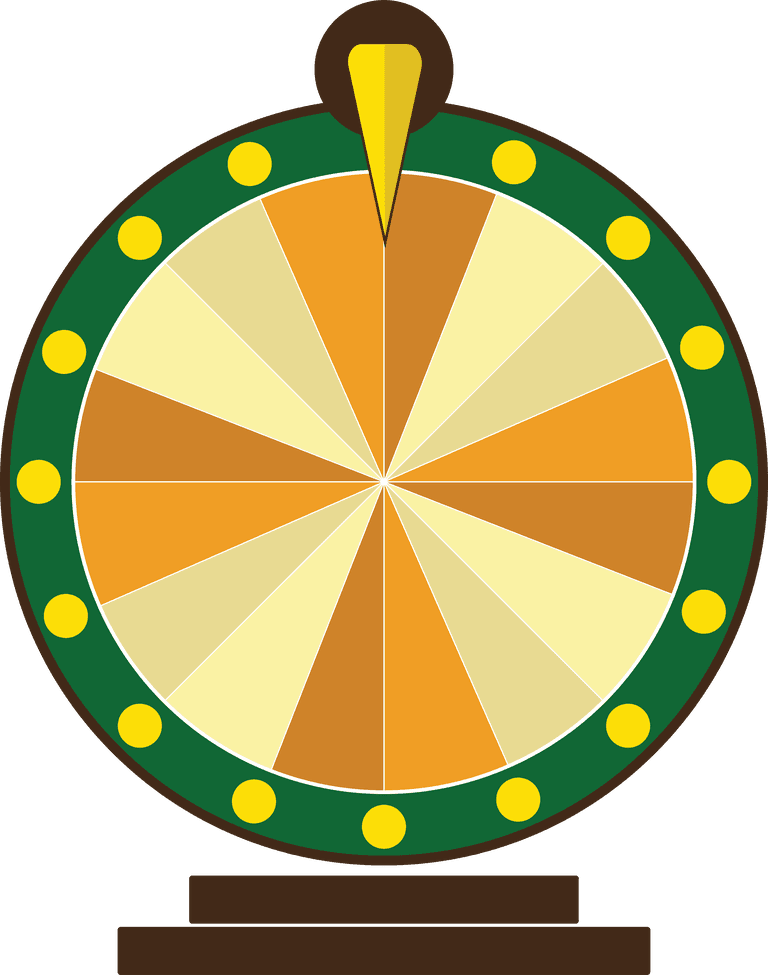 of various lucky spin wheel for game show easy to modify for your design proje