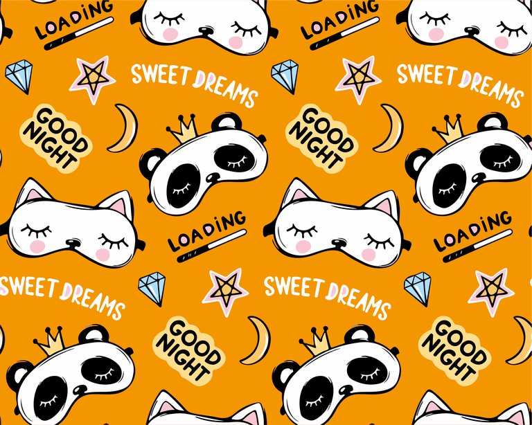 seamless pattern sleep masks good for cozy vibes and restful nights