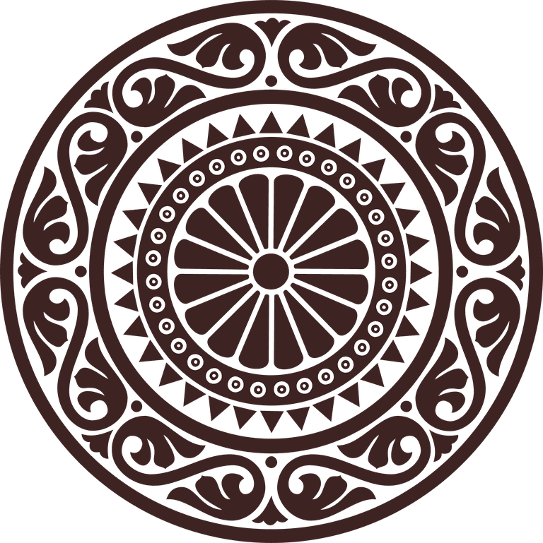 set of beautiful circle ornament for elegant home décor and unique gift ideas