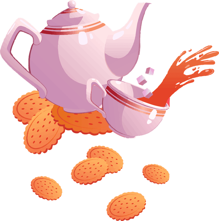 teapot cup cookies