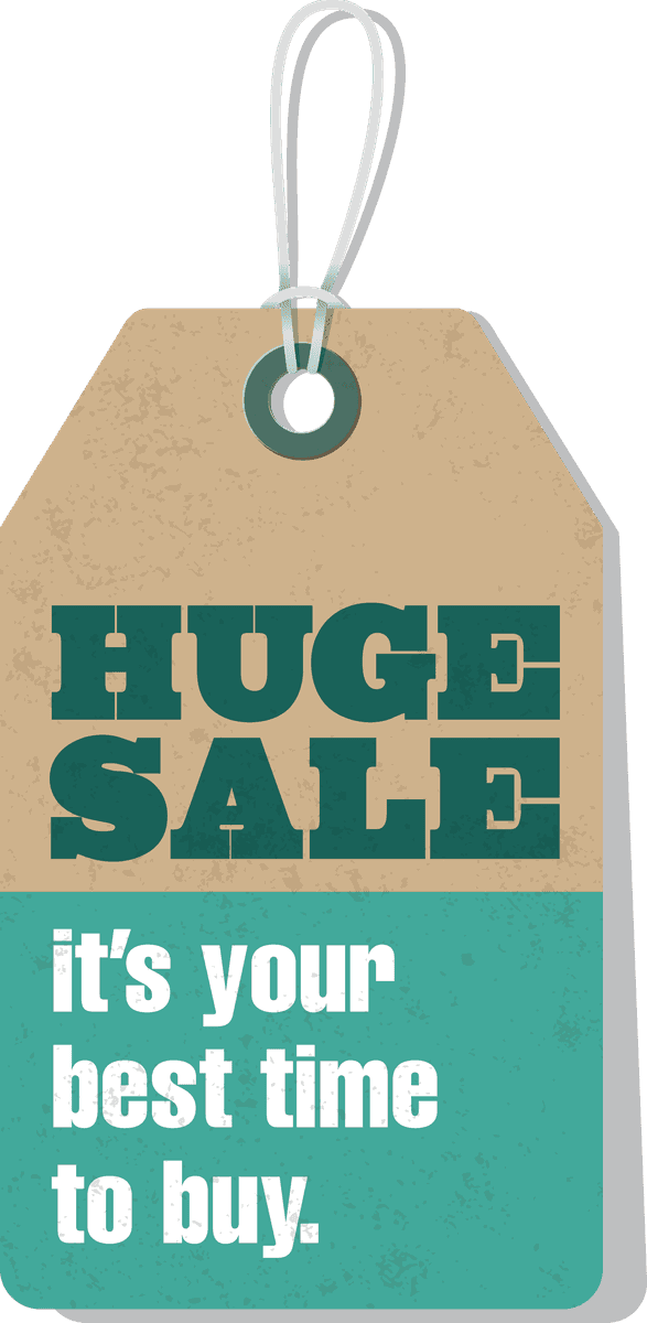 vintage price tag set for huge sales with retro appeal and attractive messaging