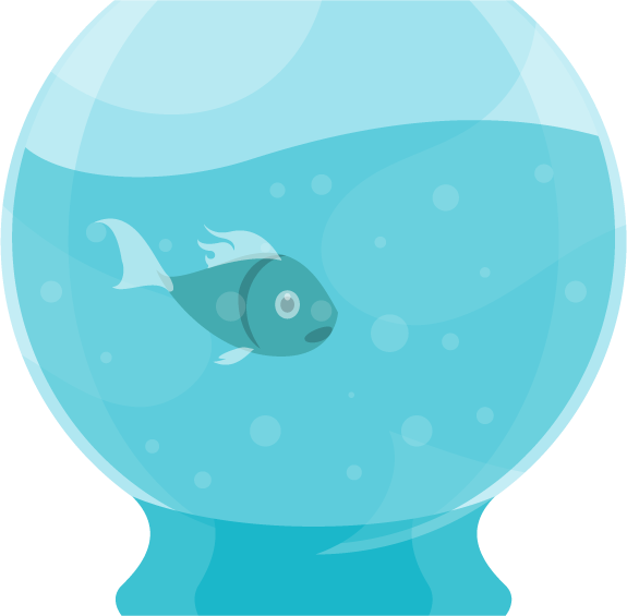 veterinary icons collection pet animal for aquatic friends and fish care