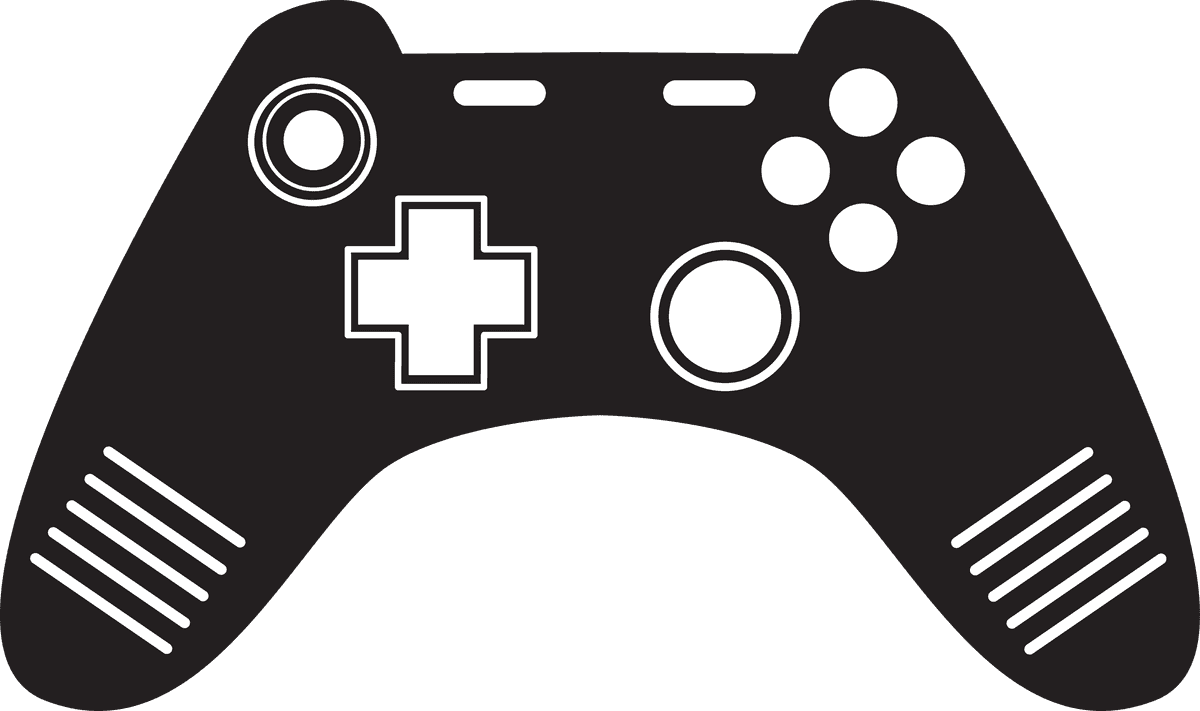 video game controllers set in minimalist style with ergonomic features for seamless gaming