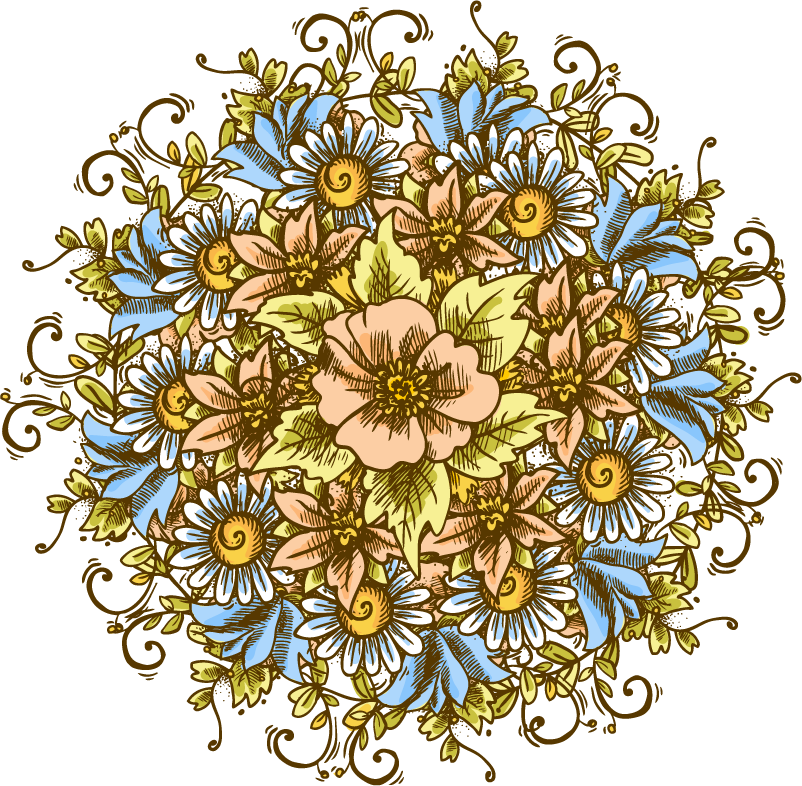 vintage floral calligraphic frames elements for elegant invitations and decor