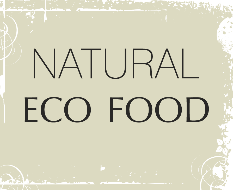 Vintage eco food with quality stamp vector