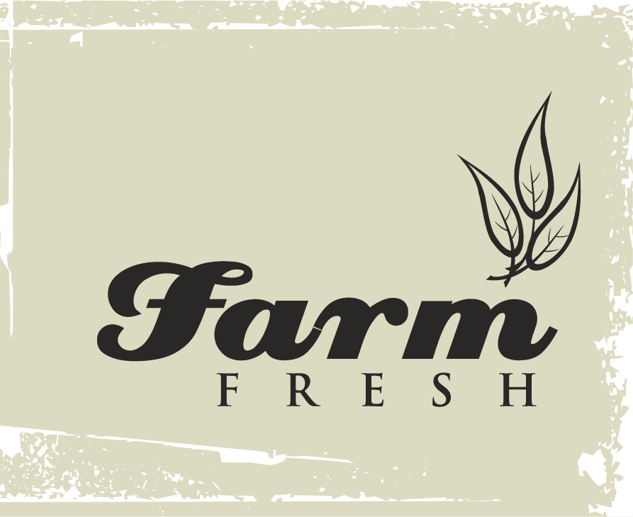 Vintage eco food with quality stamp vector