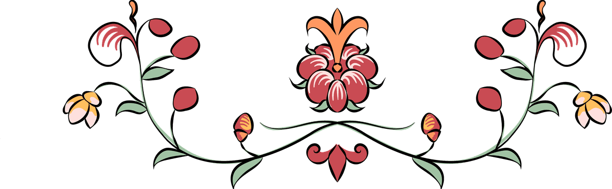 vintage flourish ornament illustration