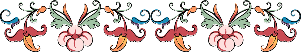 vintage flourish ornament illustration with floral motifs for elegant decorative purposes