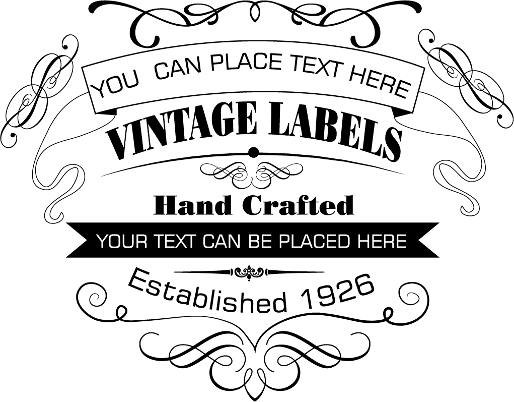 vintage frames and scroll elements