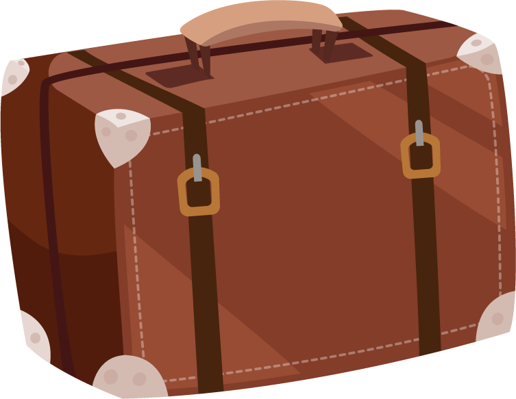 vintage hotel staff icon with a classic suitcase for travel-themed projects and branding