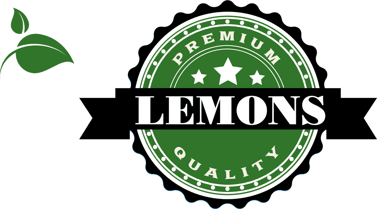 simple vintage lemon labels design featuring premium quality and natural elements for your products