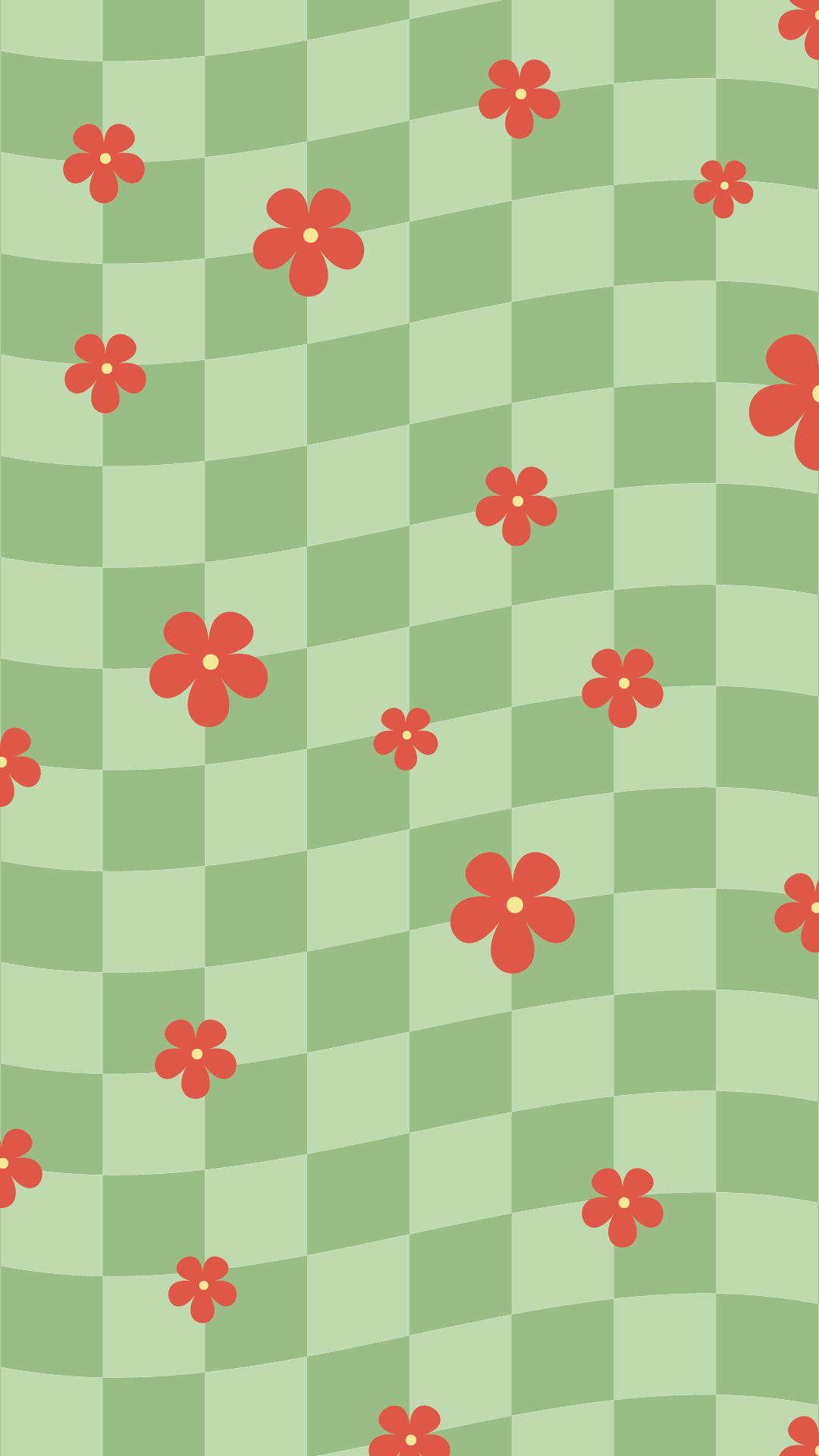 vintage plaid background with floral accents for charming rustic decor