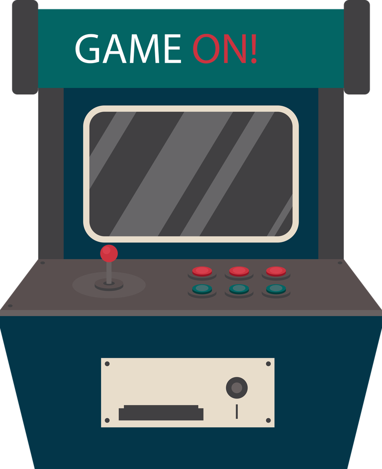 vintage video game consoles flat design