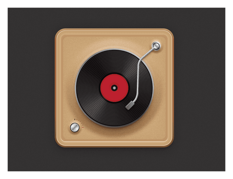realistic classic vinyl record player