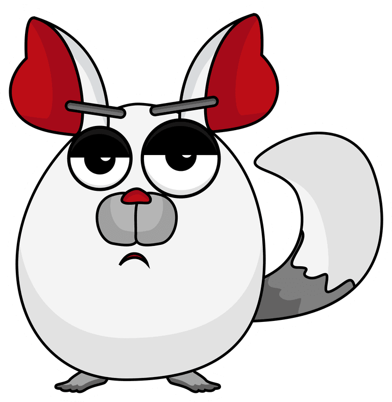 vole emote in the cutest way possible with this chinchilla emoticons