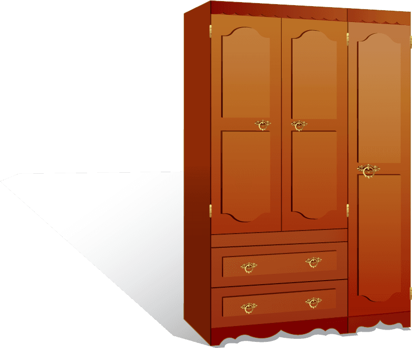 wardrobe furniture household goods icon material