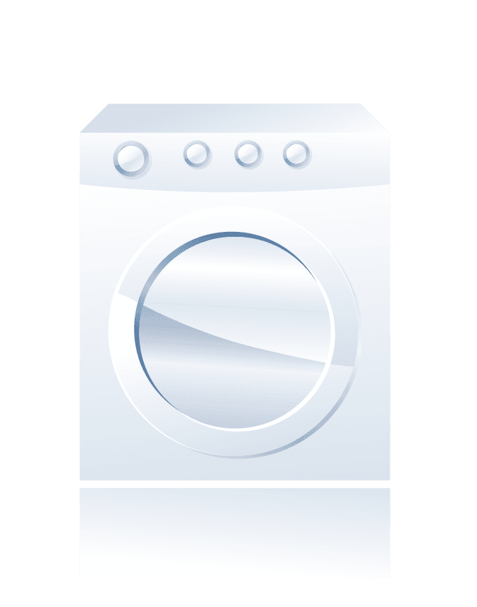 washing machine appliances icons vector for modern home and kitchen utility needs