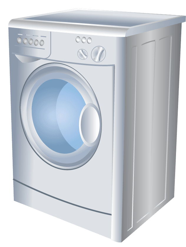 modern washing machine kitchen appliance for efficient laundry and space-saving