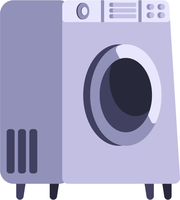 washing tools icons colorful flat sketch