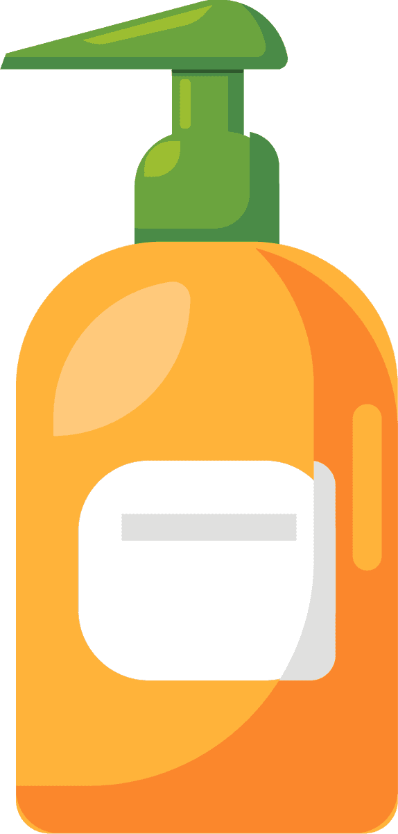 washing tools icons colorful flat sketch