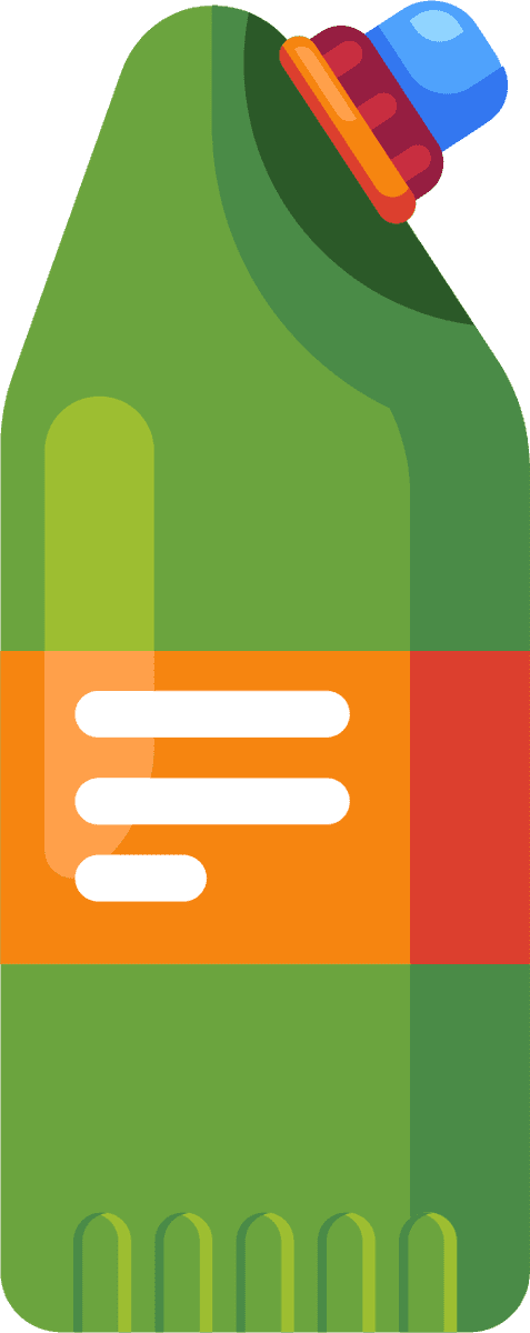 washing tools icons colorful flat sketch